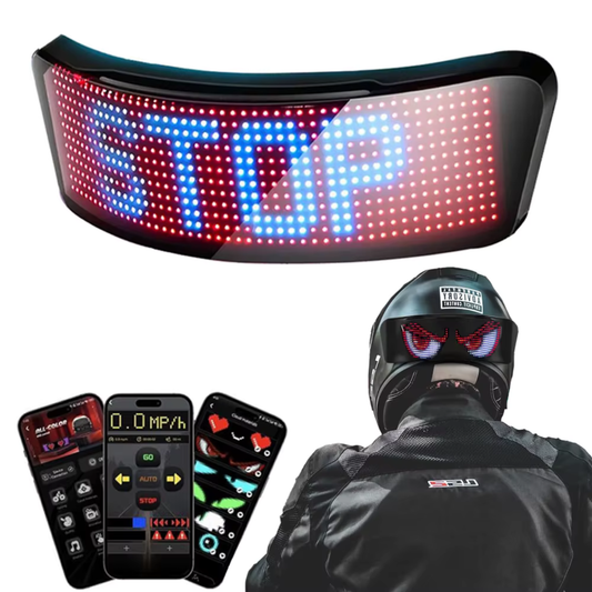 Smart LED Helmet Display