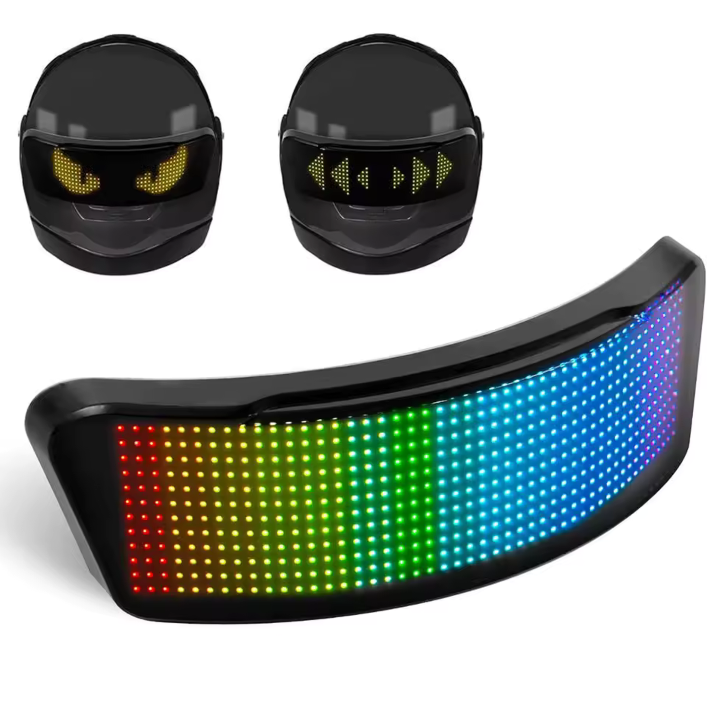 Smart LED Helmet Display